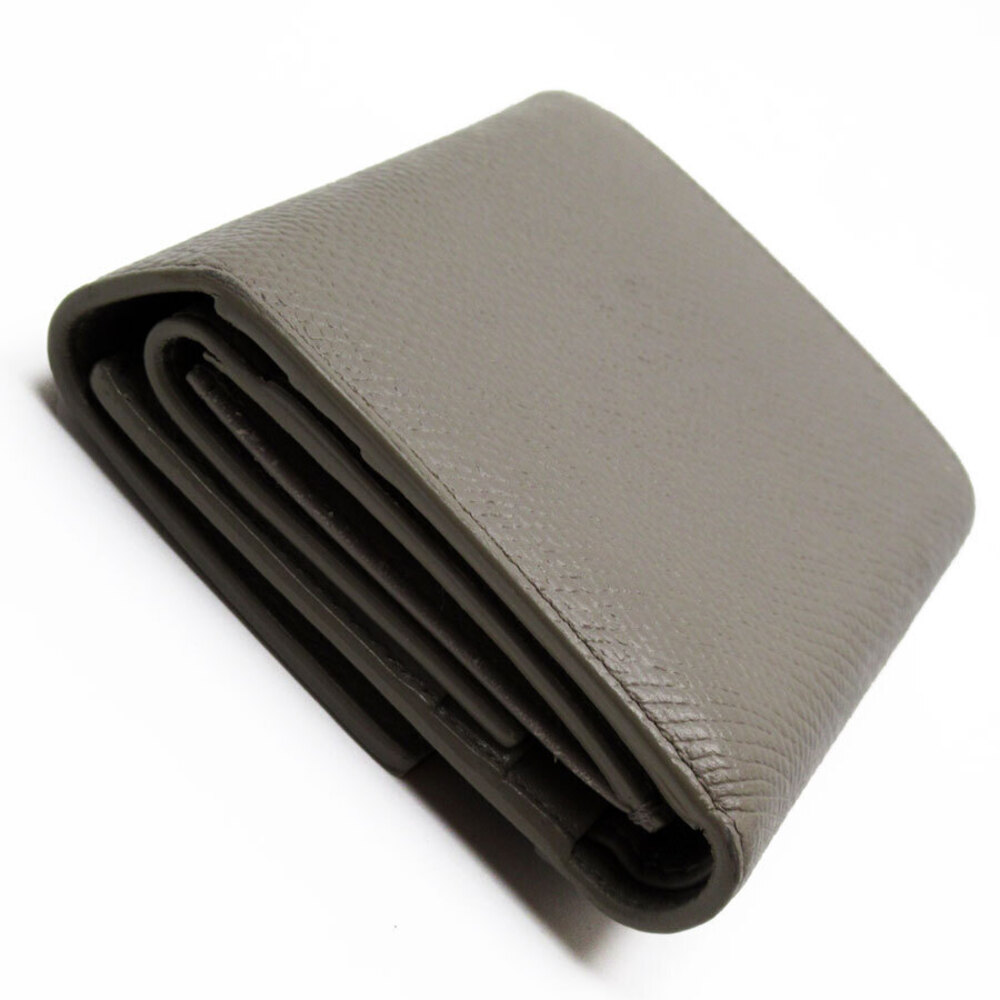 Celine tri greige wallet gold leather fold - Picture 1 of 5